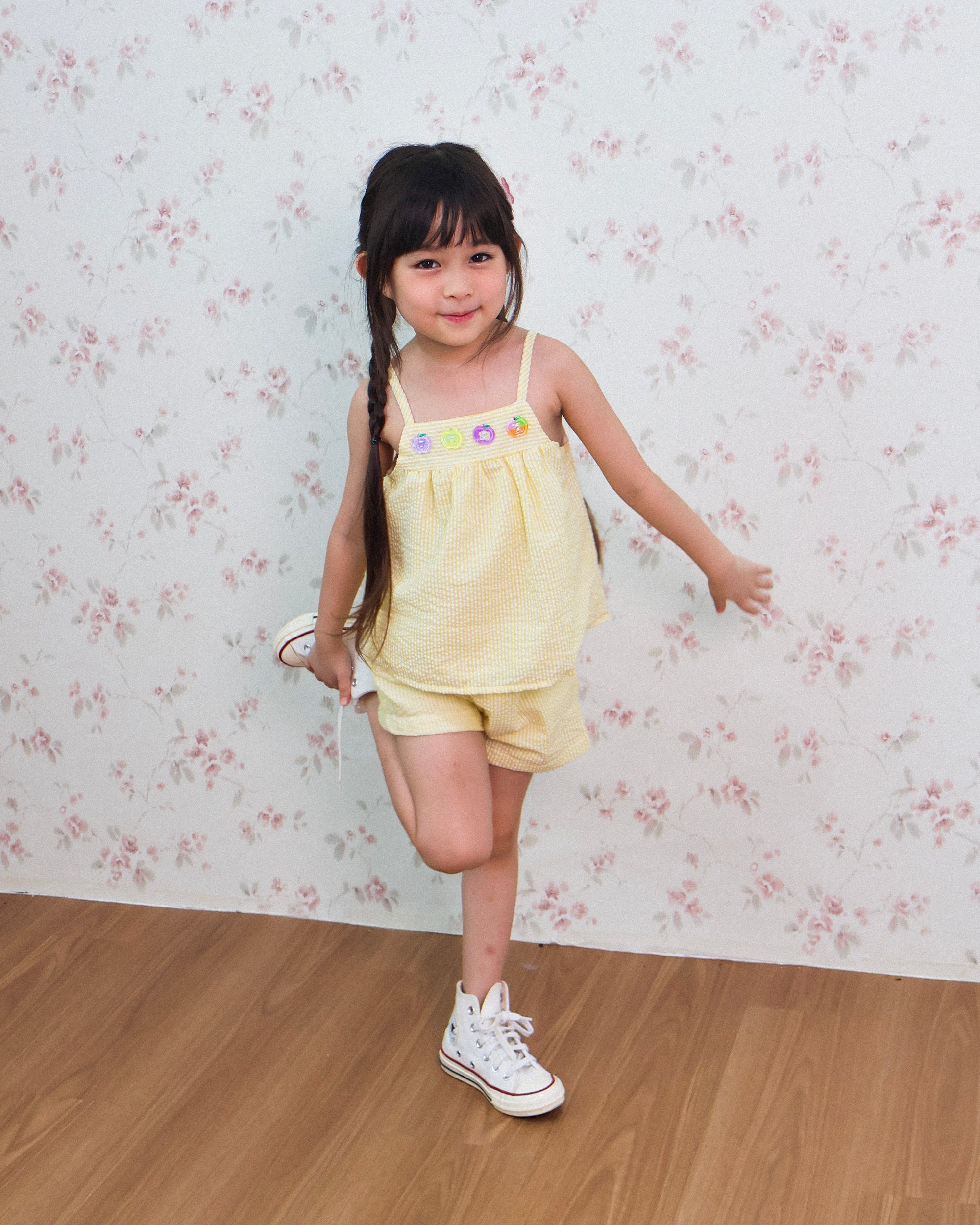 Lemon seersucker set