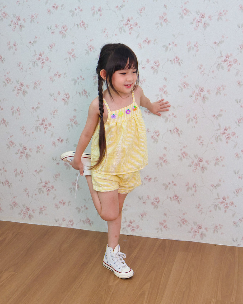 Lemon seersucker set