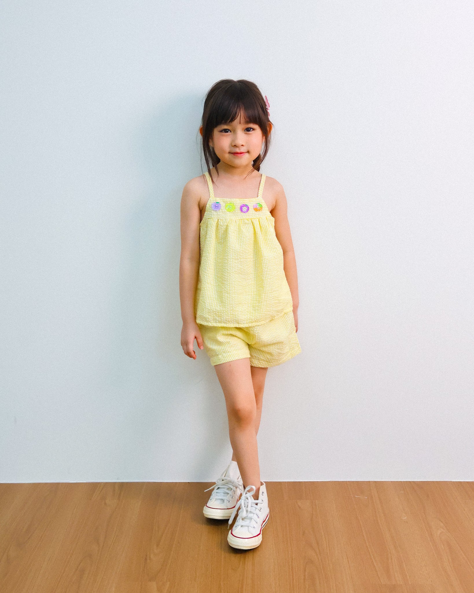 Lemon seersucker set